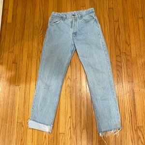 John Galt light-wash straight jeans!
